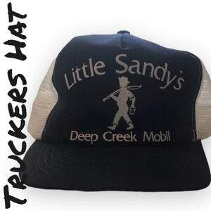 Little Sandy’s Deep Creek Blue & White Trucker Hat​